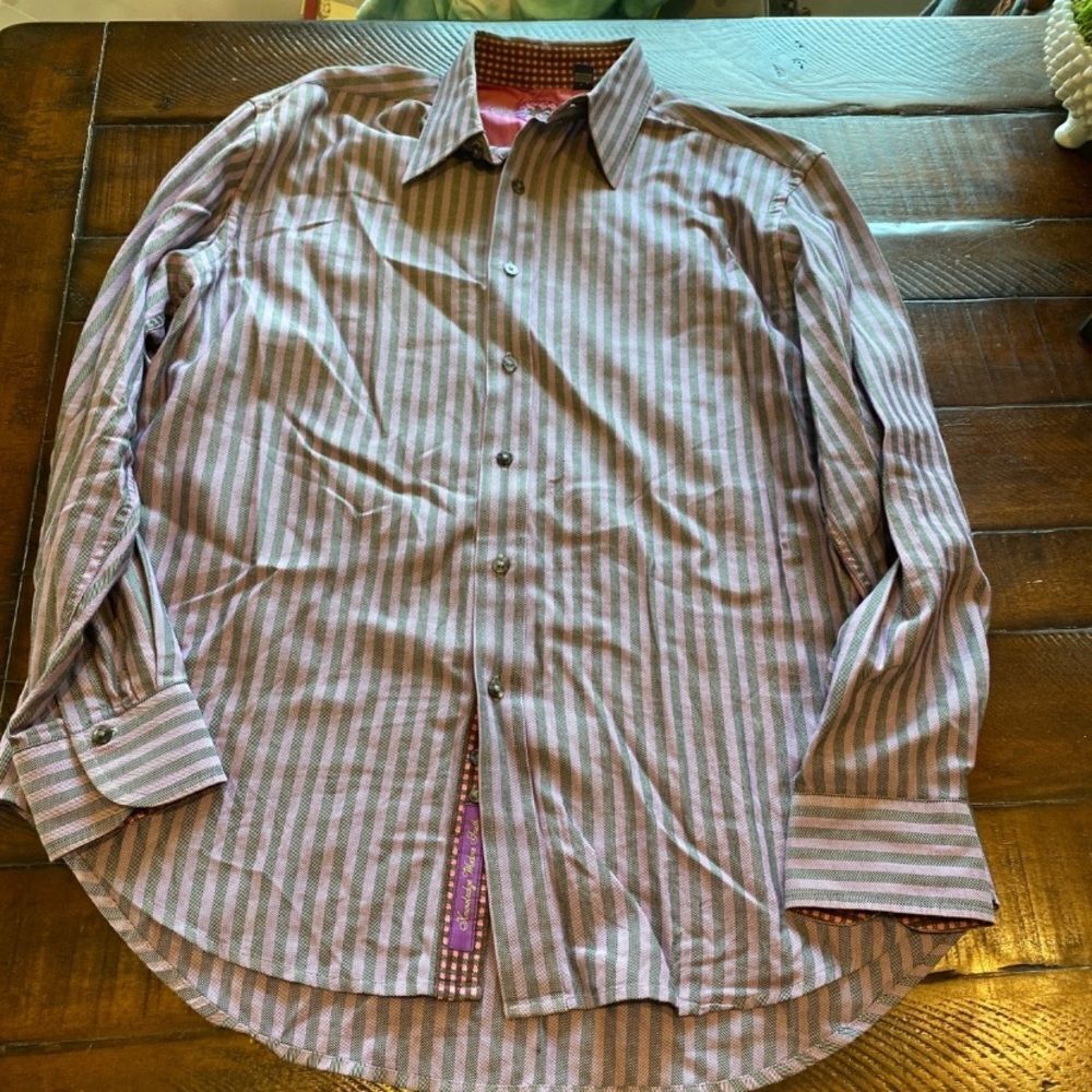 Robert Graham purple‎ button down L
